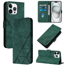 Load image into Gallery viewer, Crossbody 3D Embossed Flip Leather Phone Case, For iPhone 16e / 17e, For iPhone 17 Pro Max, For iPhone 17 Pro, For iPhone 17, For iPhone Air, For iPhone 16 Pro Max, For iPhone 16 Pro, For iPhone 16 Plus