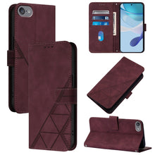 Load image into Gallery viewer, Crossbody 3D Embossed Flip Leather Phone Case, For iPhone 16, For iPhone 15 Pro Max, For iPhone 15 Pro, For iPhone 15 Plus, For iPhone 15, For iPod Touch 7 / 6 / 5