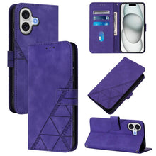 Load image into Gallery viewer, Crossbody 3D Embossed Flip Leather Phone Case, For iPhone 16e / 17e, For iPhone 17 Pro Max, For iPhone 17 Pro, For iPhone 17, For iPhone Air, For iPhone 16 Pro Max, For iPhone 16 Pro, For iPhone 16 Plus