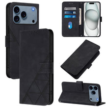 Load image into Gallery viewer, Crossbody 3D Embossed Flip Leather Phone Case, For iPhone 16e / 17e, For iPhone 17 Pro Max, For iPhone 17 Pro, For iPhone 17, For iPhone Air, For iPhone 16 Pro Max, For iPhone 16 Pro, For iPhone 16 Plus