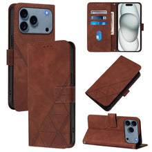 Load image into Gallery viewer, Crossbody 3D Embossed Flip Leather Phone Case, For iPhone 16e / 17e, For iPhone 17 Pro Max, For iPhone 17 Pro, For iPhone 17, For iPhone Air, For iPhone 16 Pro Max, For iPhone 16 Pro, For iPhone 16 Plus