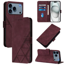 Load image into Gallery viewer, Crossbody 3D Embossed Flip Leather Phone Case, For iPhone 16e / 17e, For iPhone 17 Pro Max, For iPhone 17 Pro, For iPhone 17, For iPhone Air, For iPhone 16 Pro Max, For iPhone 16 Pro, For iPhone 16 Plus