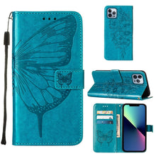Load image into Gallery viewer, Embossed Butterfly Leather Phone Case, For iPhone 16 Pro, For iPhone 16 Plus, For iPhone 16, For iPhone 15 Pro Max, For iPhone 15 Pro, For iPhone 15 Plus