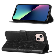 Load image into Gallery viewer, Embossed Butterfly Leather Phone Case, For iPhone 15, For iPod Touch 7 / 6 / 5