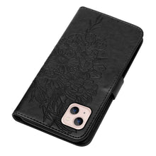 Load image into Gallery viewer, Embossed Butterfly Leather Phone Case, For iPhone 15, For iPod Touch 7 / 6 / 5