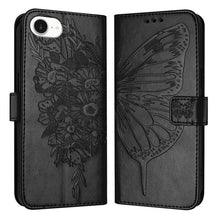 Load image into Gallery viewer, Embossed Butterfly Leather Phone Case, For iPhone 17e / 16e, For iPhone 17 Pro Max, For iPhone 17 Pro, For iPhone 17, For iPhone Air, For iPhone 16 Pro Max