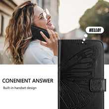 Load image into Gallery viewer, Embossed Butterfly Leather Phone Case, For iPhone 17e / 16e, For iPhone 17 Pro Max, For iPhone 17 Pro, For iPhone 17, For iPhone Air, For iPhone 16 Pro Max