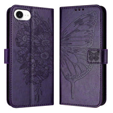 Load image into Gallery viewer, Embossed Butterfly Leather Phone Case, For iPhone 17e / 16e, For iPhone 17 Pro Max, For iPhone 17 Pro, For iPhone 17, For iPhone Air, For iPhone 16 Pro Max