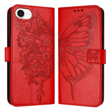 Load image into Gallery viewer, Embossed Butterfly Leather Phone Case, For iPhone 17e / 16e, For iPhone 17 Pro Max, For iPhone 17 Pro, For iPhone 17, For iPhone Air, For iPhone 16 Pro Max