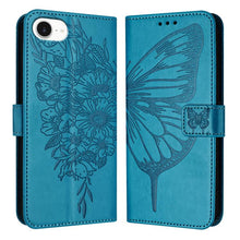Load image into Gallery viewer, Embossed Butterfly Leather Phone Case, For iPhone 17e / 16e, For iPhone 17 Pro Max, For iPhone 17 Pro, For iPhone 17, For iPhone Air, For iPhone 16 Pro Max