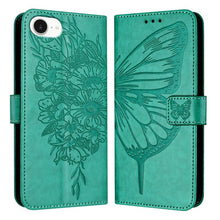 Load image into Gallery viewer, Embossed Butterfly Leather Phone Case, For iPhone 17e / 16e, For iPhone 17 Pro Max, For iPhone 17 Pro, For iPhone 17, For iPhone Air, For iPhone 16 Pro Max