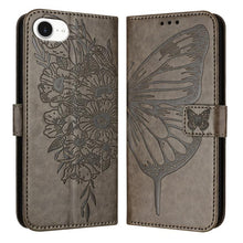 Load image into Gallery viewer, Embossed Butterfly Leather Phone Case, For iPhone 17e / 16e, For iPhone 17 Pro Max, For iPhone 17 Pro, For iPhone 17, For iPhone Air, For iPhone 16 Pro Max