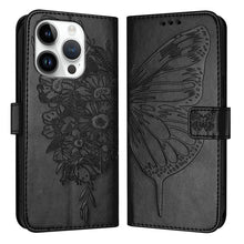 Load image into Gallery viewer, Embossed Butterfly Leather Phone Case, For iPhone 16 Pro, For iPhone 16 Plus, For iPhone 16, For iPhone 15 Pro Max, For iPhone 15 Pro, For iPhone 15 Plus