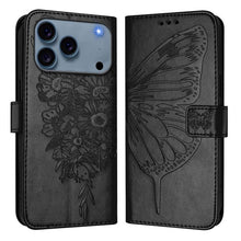 Load image into Gallery viewer, Embossed Butterfly Leather Phone Case, For iPhone 17e / 16e, For iPhone 17 Pro Max, For iPhone 17 Pro, For iPhone 17, For iPhone Air, For iPhone 16 Pro Max