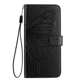 Embossed Butterfly Leather Phone Case, For iPhone 18 Pro / 17 Pro, For iPhone 18 Pro Max / 17 Pro Max, For iPhone 17e / 16e, For iPhone 17, For iPhone Air, For iPhone 16 Pro Max