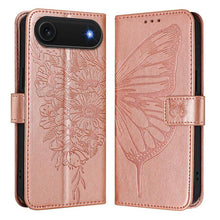 Load image into Gallery viewer, Embossed Butterfly Leather Phone Case, For iPhone 17e / 16e, For iPhone 17 Pro Max, For iPhone 17 Pro, For iPhone 17, For iPhone Air, For iPhone 16 Pro Max