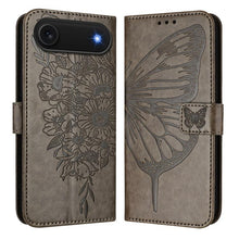 Load image into Gallery viewer, Embossed Butterfly Leather Phone Case, For iPhone 17e / 16e, For iPhone 17 Pro Max, For iPhone 17 Pro, For iPhone 17, For iPhone Air, For iPhone 16 Pro Max