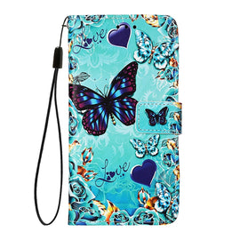 Colored Drawing Pattern Plain Weave Leather Phone Case, For iPhone 17e / 16e, For iPhone 17 Pro Max, For iPhone 17 Pro, For iPhone 17, For iPhone Air, For iPhone 15 Pro Max