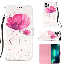 Load image into Gallery viewer, 3D Painting Horizontal Flip Leather Phone Case, For iPhone 16 Pro, For iPhone 16 Plus, For iPhone 16, For iPhone 15 Pro Max, For iPhone 15 Pro, For iPhone 15 Plus