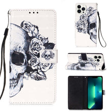 Load image into Gallery viewer, 3D Painting Horizontal Flip Leather Phone Case, For iPhone 16 Pro, For iPhone 16 Plus, For iPhone 16, For iPhone 15 Pro Max, For iPhone 15 Pro, For iPhone 15 Plus
