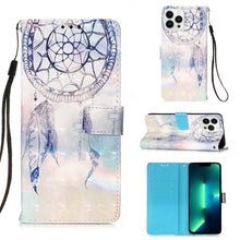 Load image into Gallery viewer, 3D Painting Horizontal Flip Leather Phone Case, For iPhone 16 Pro, For iPhone 16 Plus, For iPhone 16, For iPhone 15 Pro Max, For iPhone 15 Pro, For iPhone 15 Plus