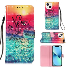 Load image into Gallery viewer, 3D Painting Horizontal Flip Leather Phone Case, For iPhone 16 Pro, For iPhone 16 Plus, For iPhone 16, For iPhone 15 Pro Max, For iPhone 15 Pro, For iPhone 15 Plus