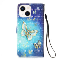 Load image into Gallery viewer, 3D Painting Horizontal Flip Leather Phone Case, For iPhone 15, For iPod Touch 7 / 6 / 5