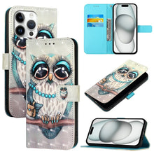Load image into Gallery viewer, 3D Painting Horizontal Flip Leather Phone Case, For iPhone 17e / 16e, For iPhone 17 Pro Max, For iPhone 17 Pro, For iPhone 17, For iPhone Air, For iPhone 16 Pro Max