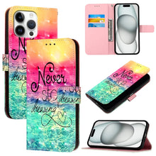 Load image into Gallery viewer, 3D Painting Horizontal Flip Leather Phone Case, For iPhone 17e / 16e, For iPhone 17 Pro Max, For iPhone 17 Pro, For iPhone 17, For iPhone Air, For iPhone 16 Pro Max