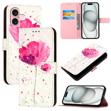 Load image into Gallery viewer, 3D Painting Horizontal Flip Leather Phone Case, For iPhone 16 Pro, For iPhone 16 Plus, For iPhone 16, For iPhone 15 Pro Max, For iPhone 15 Pro, For iPhone 15 Plus