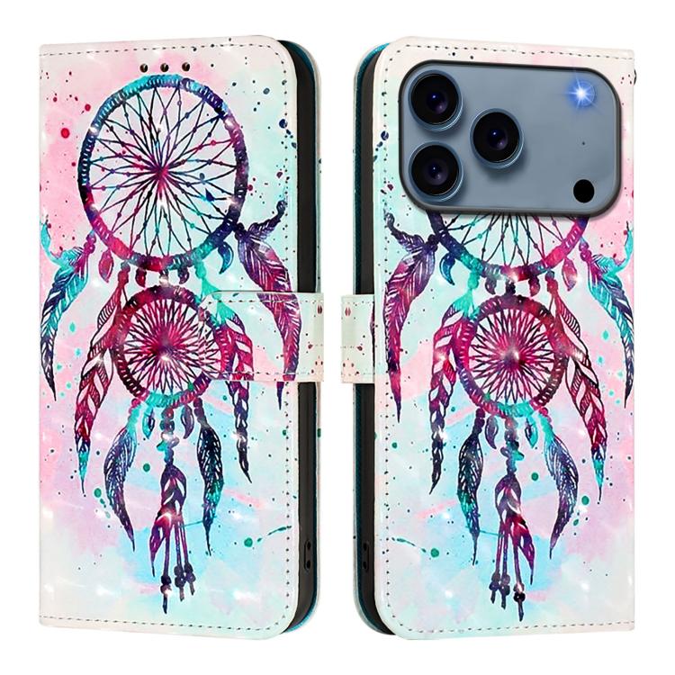 3D Painting Horizontal Flip Leather Phone Case, For iPhone 18 Pro / 17 Pro, For iPhone 18 Pro Max / 17 Pro Max, For iPhone 17e / 16e, For iPhone 17, For iPhone Air, For iPhone 16 Pro Max
