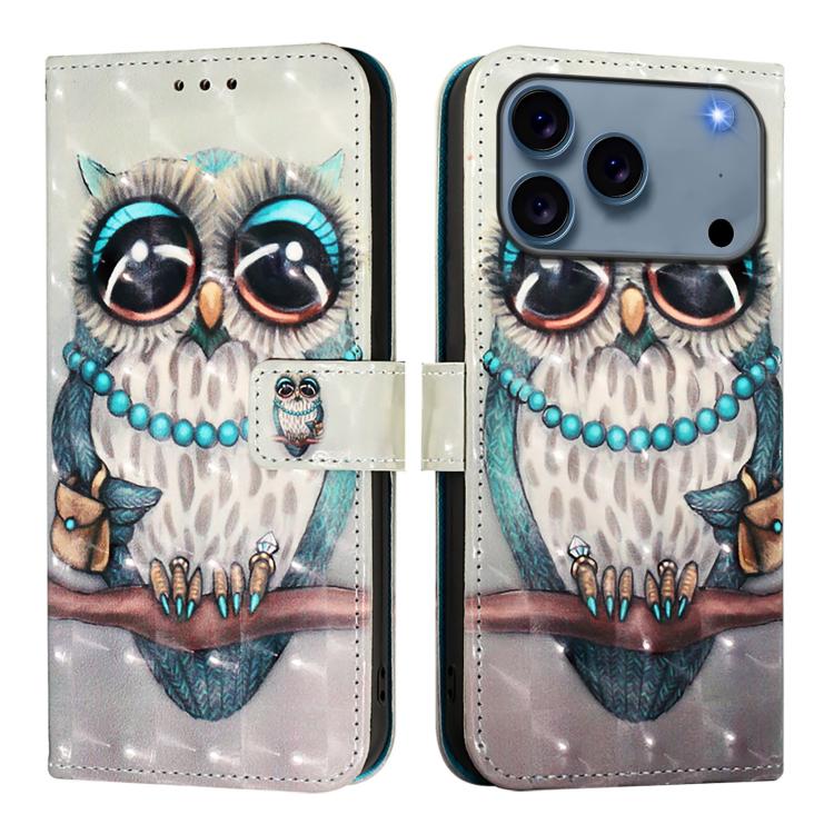 3D Painting Horizontal Flip Leather Phone Case, For iPhone 18 Pro / 17 Pro, For iPhone 18 Pro Max / 17 Pro Max, For iPhone 17e / 16e, For iPhone 17, For iPhone Air, For iPhone 16 Pro Max