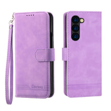 Load image into Gallery viewer, Dierfeng Dream Line TPU + PU Leather Phone Case