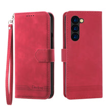 Load image into Gallery viewer, Dierfeng Dream Line TPU + PU Leather Phone Case