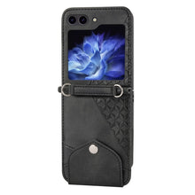 Load image into Gallery viewer, Cubic Grid Calf Texture Magnetic Leather Phone Case