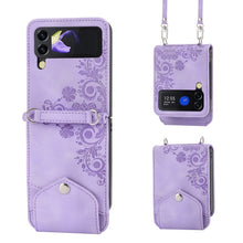 Load image into Gallery viewer, Skin Feel Flowers Embossed Wallet Leather Phone Case