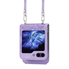 Load image into Gallery viewer, Skin Feel Flowers Embossed Wallet Leather Phone Case