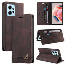 Load image into Gallery viewer, Skin Feel Anti-theft Brush Horizontal Flip Leather Case with Holder, For Xiaomi Redmi Note 13 5G, For Xiaomi Redmi 13C, For Xiaomi Redmi Note 13 Pro+, For Xiaomi Redmi Note 13 Pro 5G, For Xiaomi 13T, For Xiaomi Redmi 12                                 ...