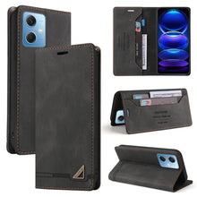 Load image into Gallery viewer, Skin Feel Anti-theft Brush Horizontal Flip Leather Case with Holder, For Xiaomi Redmi Note 12 India/Poco X5, For Xiaomi Redmi 12C/11A, For Xiaomi 13 Pro