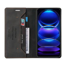 Load image into Gallery viewer, Skin Feel Anti-theft Brush Horizontal Flip Leather Case with Holder, For Xiaomi Redmi Note 12 India/Poco X5, For Xiaomi Redmi 12C/11A, For Xiaomi 13 Pro
