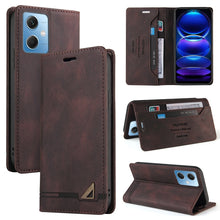 Load image into Gallery viewer, Skin Feel Anti-theft Brush Horizontal Flip Leather Case with Holder, For Xiaomi Redmi Note 12 India/Poco X5, For Xiaomi Redmi 12C/11A, For Xiaomi 13 Pro