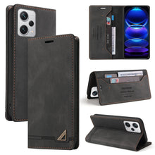 Load image into Gallery viewer, Skin Feel Anti-theft Brush Horizontal Flip Leather Case with Holder, For Xiaomi Redmi Note 13 5G, For Xiaomi Redmi 13C, For Xiaomi Redmi Note 13 Pro+, For Xiaomi Redmi Note 13 Pro 5G, For Xiaomi 13T, For Xiaomi Redmi 12                                 ...
