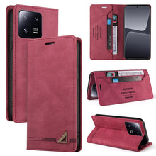 Load image into Gallery viewer, Skin Feel Anti-theft Brush Horizontal Flip Leather Case with Holder, For Xiaomi Redmi Note 12 India/Poco X5, For Xiaomi Redmi 12C/11A, For Xiaomi 13 Pro