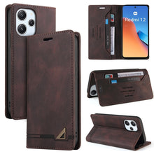 Load image into Gallery viewer, Skin Feel Anti-theft Brush Horizontal Flip Leather Case with Holder, For Xiaomi Redmi Note 13 5G, For Xiaomi Redmi 13C, For Xiaomi Redmi Note 13 Pro+, For Xiaomi Redmi Note 13 Pro 5G, For Xiaomi 13T, For Xiaomi Redmi 12                                 ...