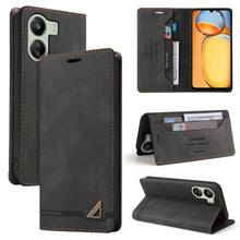 Load image into Gallery viewer, Skin Feel Anti-theft Brush Horizontal Flip Leather Case with Holder, For Xiaomi Redmi Note 13 5G, For Xiaomi Redmi 13C, For Xiaomi Redmi Note 13 Pro+, For Xiaomi Redmi Note 13 Pro 5G, For Xiaomi 13T, For Xiaomi Redmi 12                                 ...
