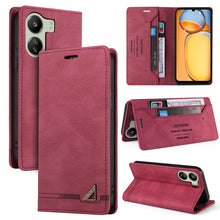 Load image into Gallery viewer, Skin Feel Anti-theft Brush Horizontal Flip Leather Case with Holder, For Xiaomi Redmi Note 13 5G, For Xiaomi Redmi 13C, For Xiaomi Redmi Note 13 Pro+, For Xiaomi Redmi Note 13 Pro 5G, For Xiaomi 13T, For Xiaomi Redmi 12                                 ...