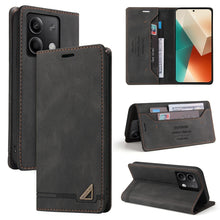 Load image into Gallery viewer, Skin Feel Anti-theft Brush Horizontal Flip Leather Case with Holder, For Xiaomi Redmi Note 13 5G, For Xiaomi Redmi 13C, For Xiaomi Redmi Note 13 Pro+, For Xiaomi Redmi Note 13 Pro 5G, For Xiaomi 13T, For Xiaomi Redmi 12                                 ...