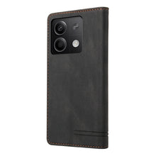 Load image into Gallery viewer, Skin Feel Anti-theft Brush Horizontal Flip Leather Case with Holder, For Xiaomi Redmi Note 13 5G, For Xiaomi Redmi 13C, For Xiaomi Redmi Note 13 Pro+, For Xiaomi Redmi Note 13 Pro 5G, For Xiaomi 13T, For Xiaomi Redmi 12                                 ...