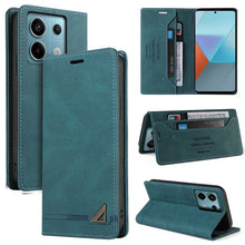 Load image into Gallery viewer, Skin Feel Anti-theft Brush Horizontal Flip Leather Case with Holder, For Xiaomi Redmi Note 13 5G, For Xiaomi Redmi 13C, For Xiaomi Redmi Note 13 Pro+, For Xiaomi Redmi Note 13 Pro 5G, For Xiaomi 13T, For Xiaomi Redmi 12                                 ...