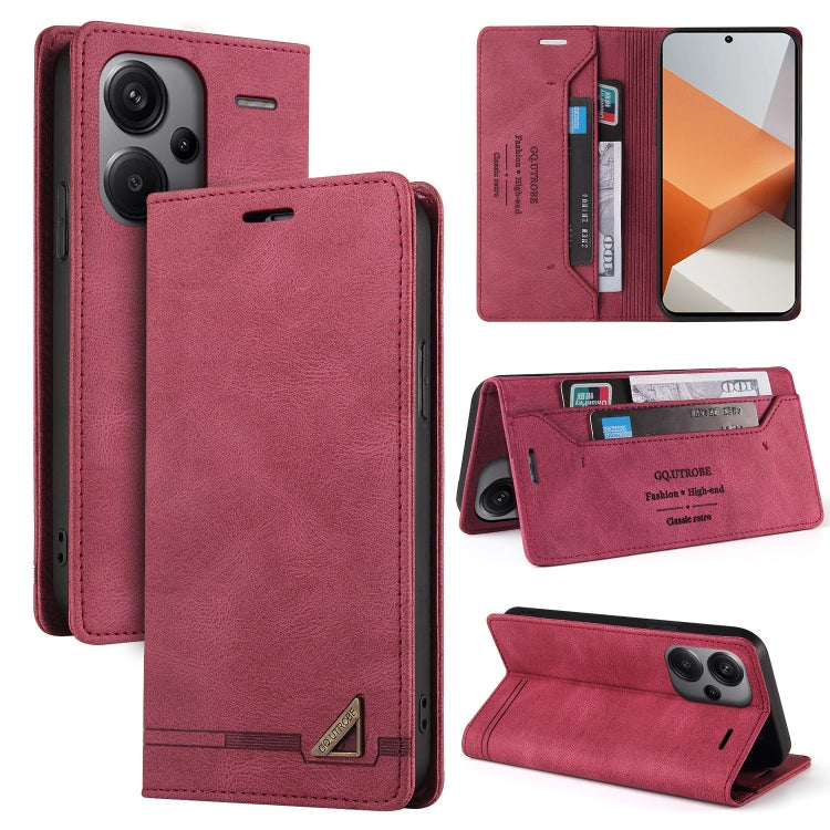 Skin Feel Anti-theft Brush Horizontal Flip Leather Case with Holder, For Xiaomi Redmi Note 13 5G, For Xiaomi Redmi 13C, For Xiaomi Redmi Note 13 Pro+, For Xiaomi Redmi Note 13 Pro 5G, For Xiaomi 13T, For Xiaomi Redmi 12                                 ...